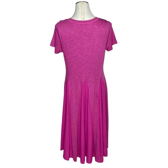 Soft Surrounding Lisse Dress in Fiery Fuchsia - Picture 3 of 10